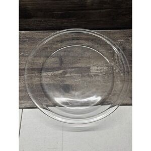 Vintage Pyrex #209 9″ Wide-Rim Clear Glass Pie Plate – Embossed Pyrex